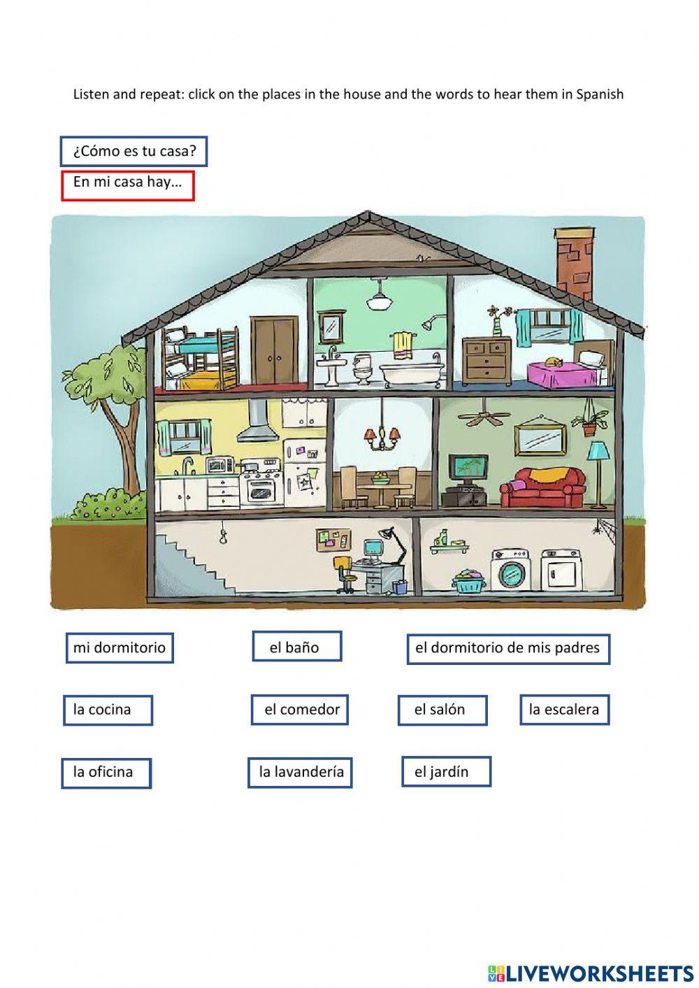 Mi rutina diaria  + Mi casa