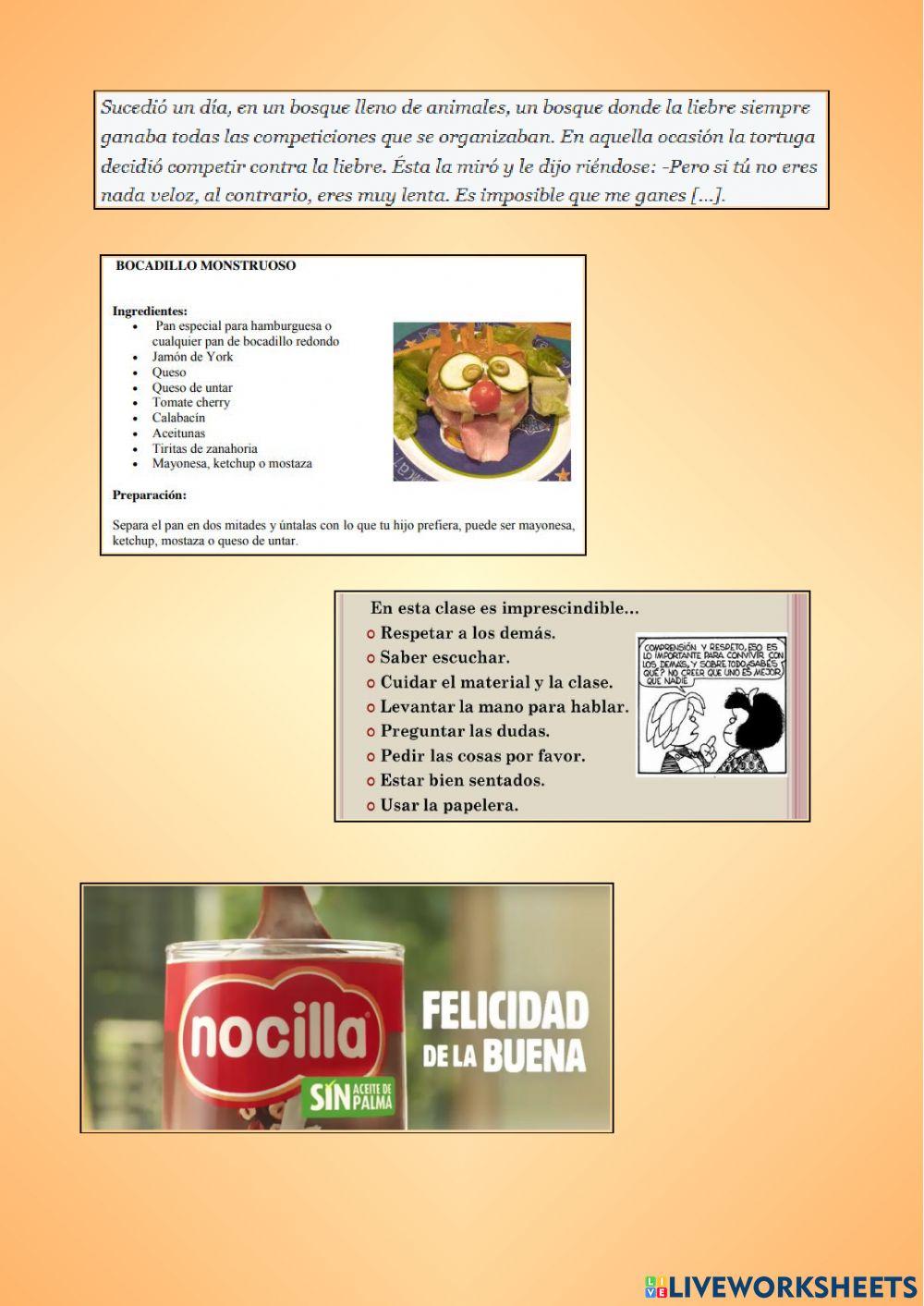 Tipos de texto - Ceip Figueiroa