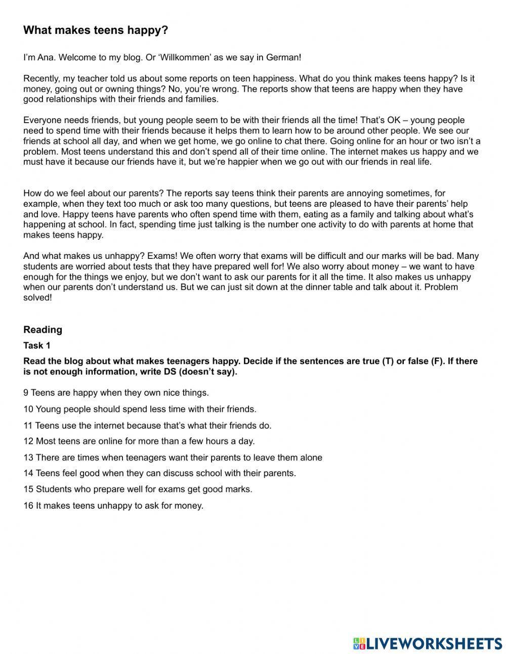 Gold Experience A2+ Unit 1 TEST Language+Skilla