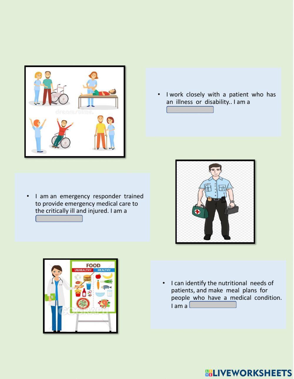 Healthcare professionals