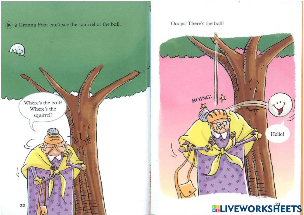 Hw granny fix and the ball page 12 to 18