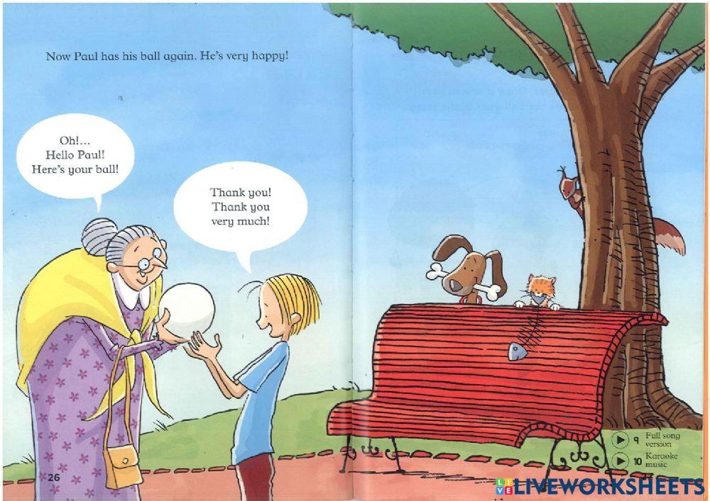 Hw granny fix and the ball page 12 to 18