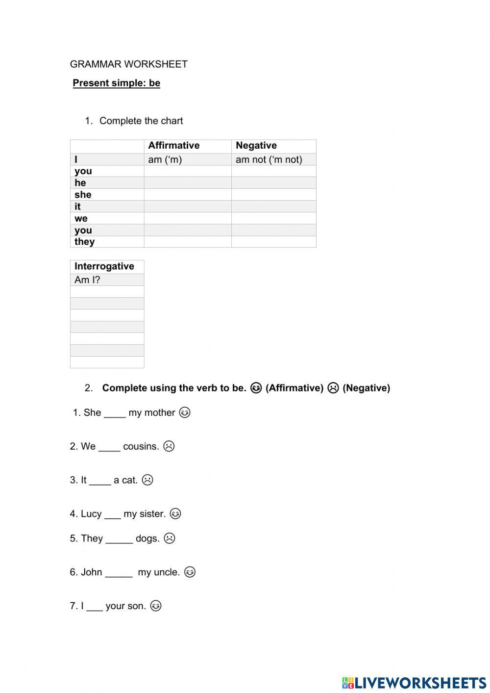Verb to be- There is-are - a-an, some, any