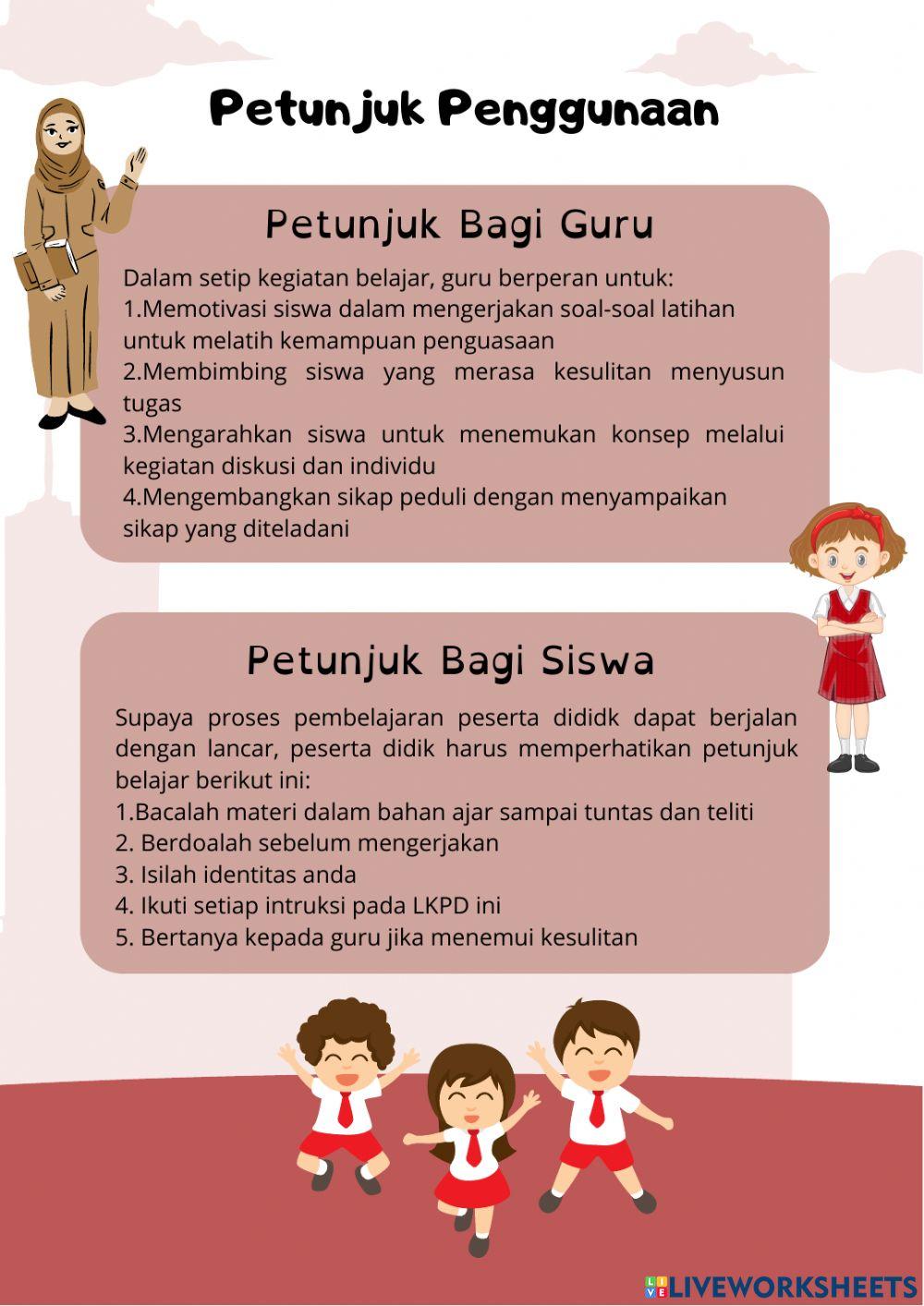 Memasangkan simbol dan sila