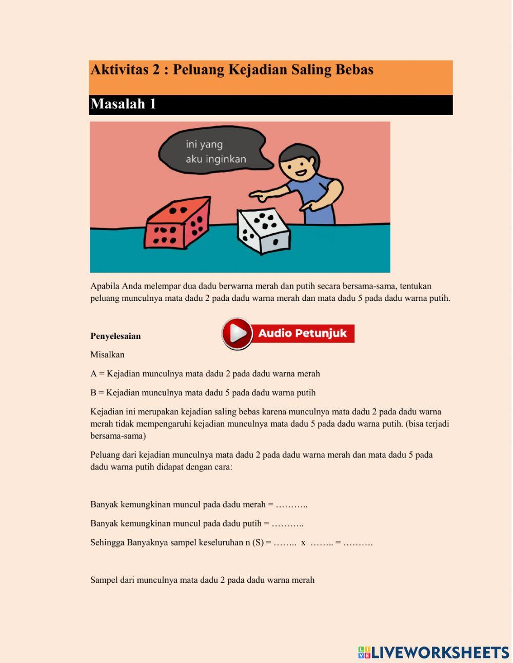 Peluang kejadian majemuk