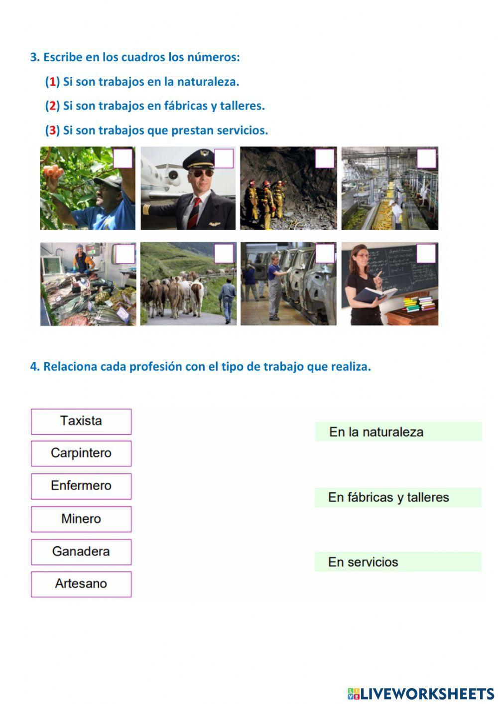 Los trabajos se relacionan