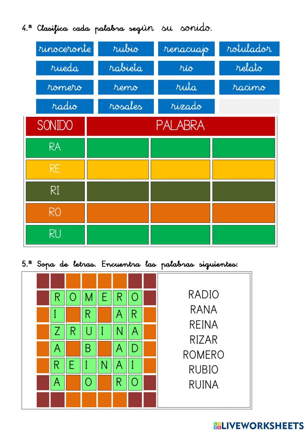 33.- ORTOGRAFÍA: la R-