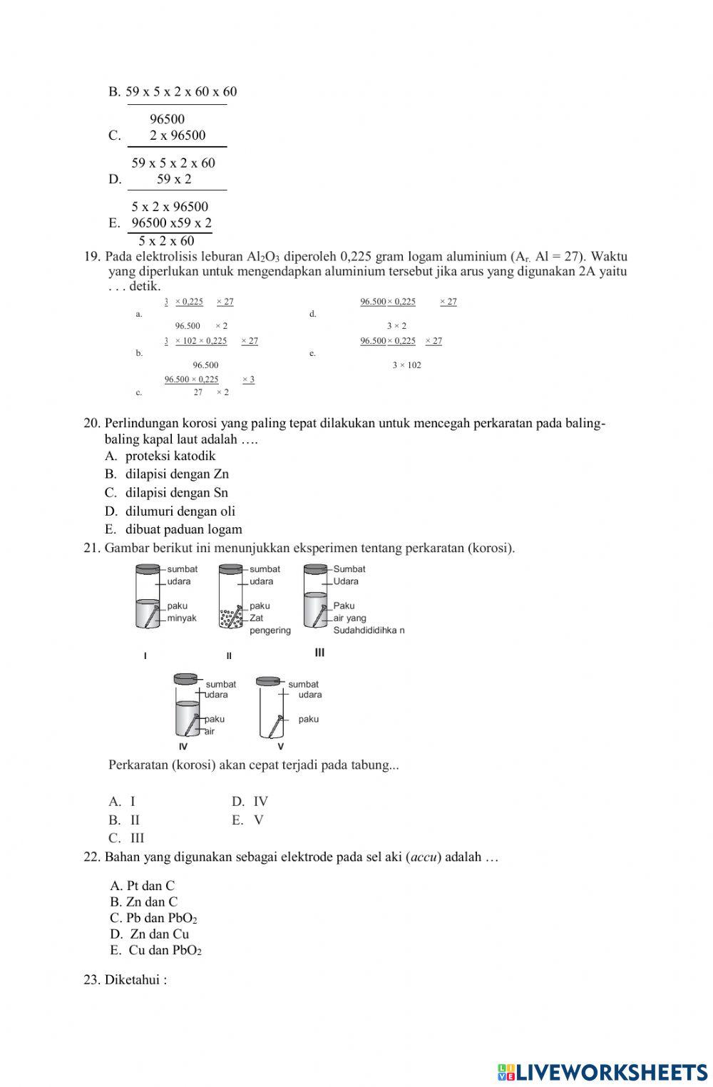 Pas ganjil kimia kls xii 2022