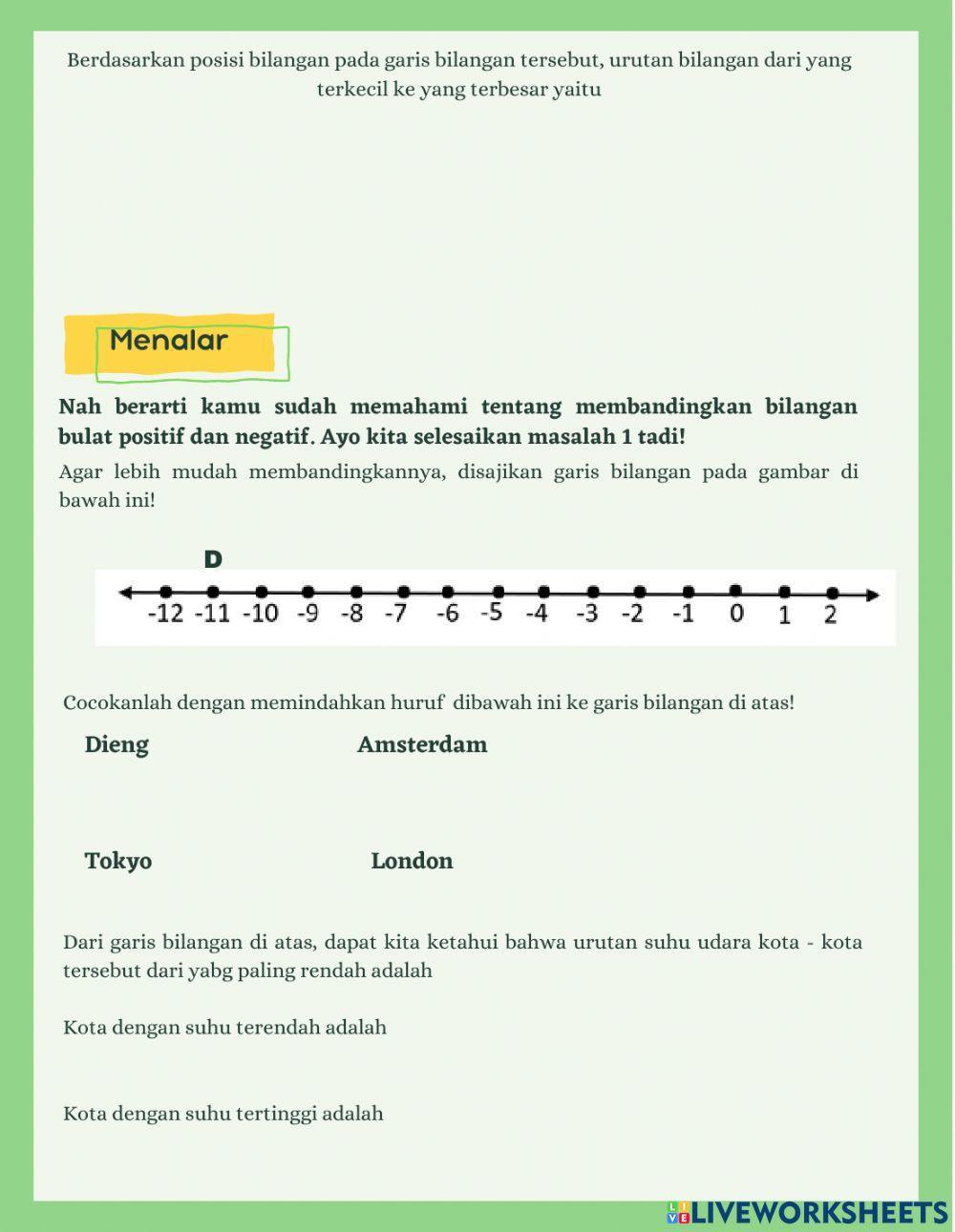 E-LKPD Bilangan Real