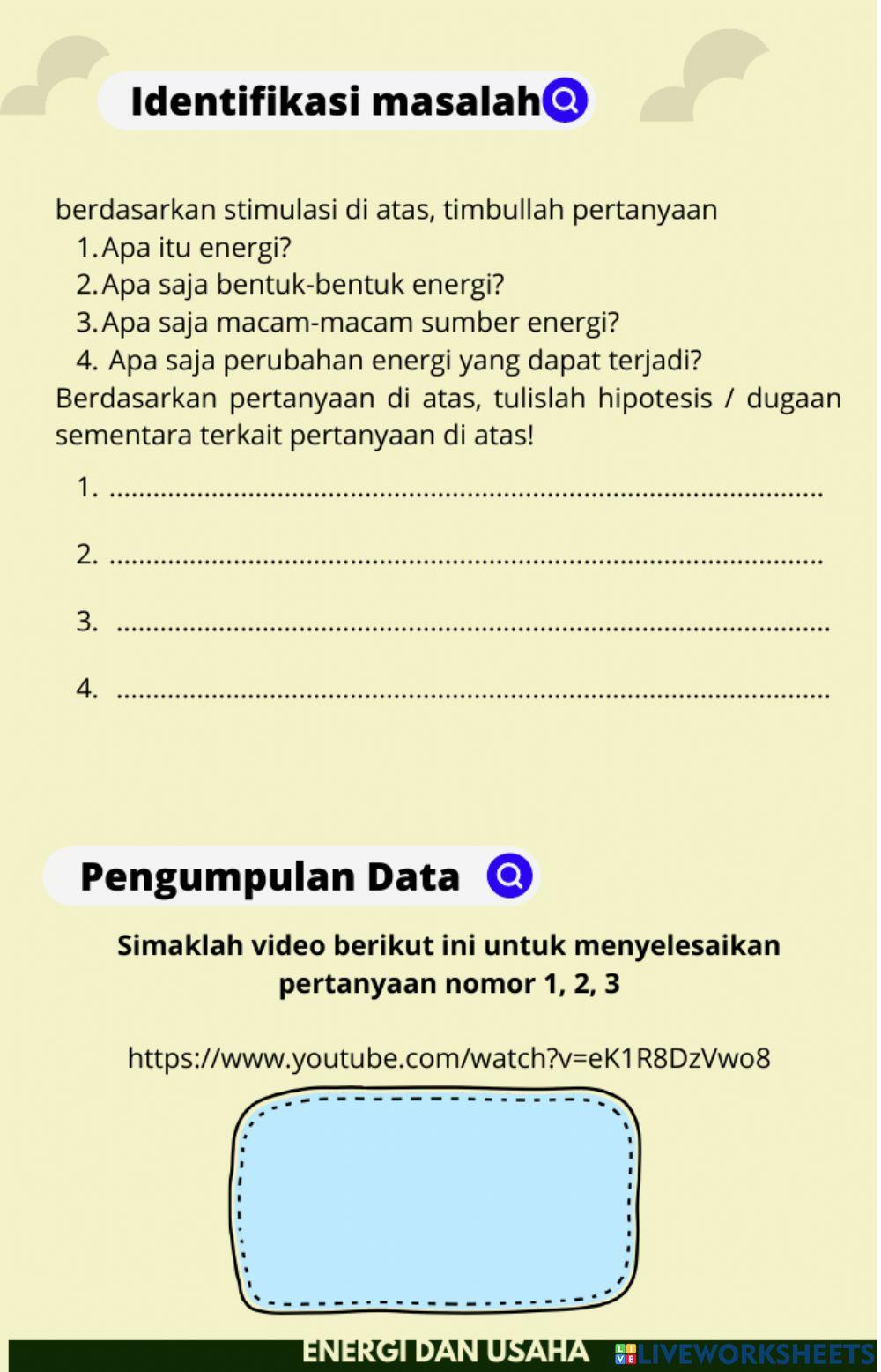 LKPD Energi dan Perubahannya