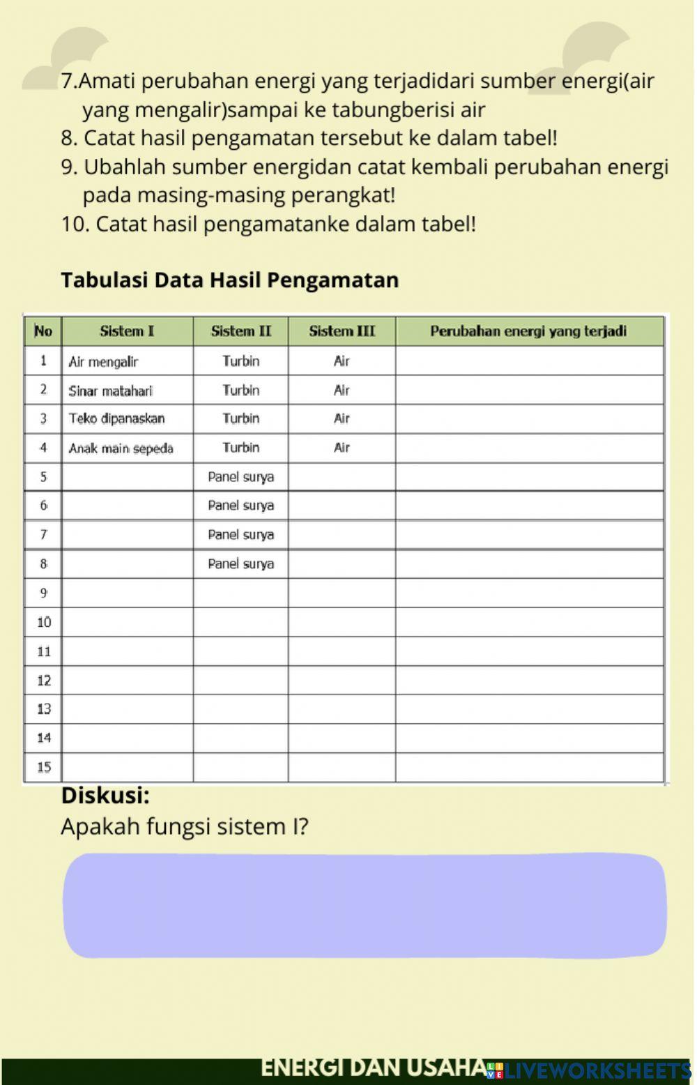 LKPD Energi dan Perubahannya