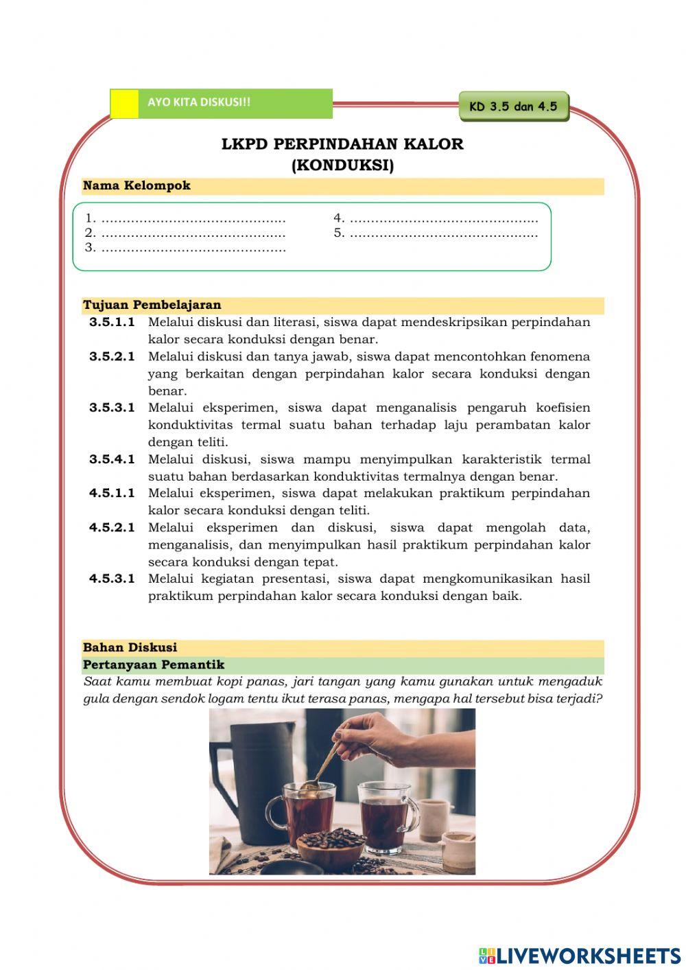 LKPD Perpindahan Kalor