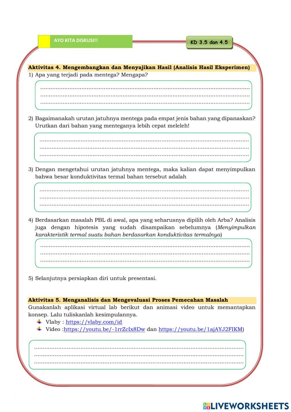 LKPD Perpindahan Kalor