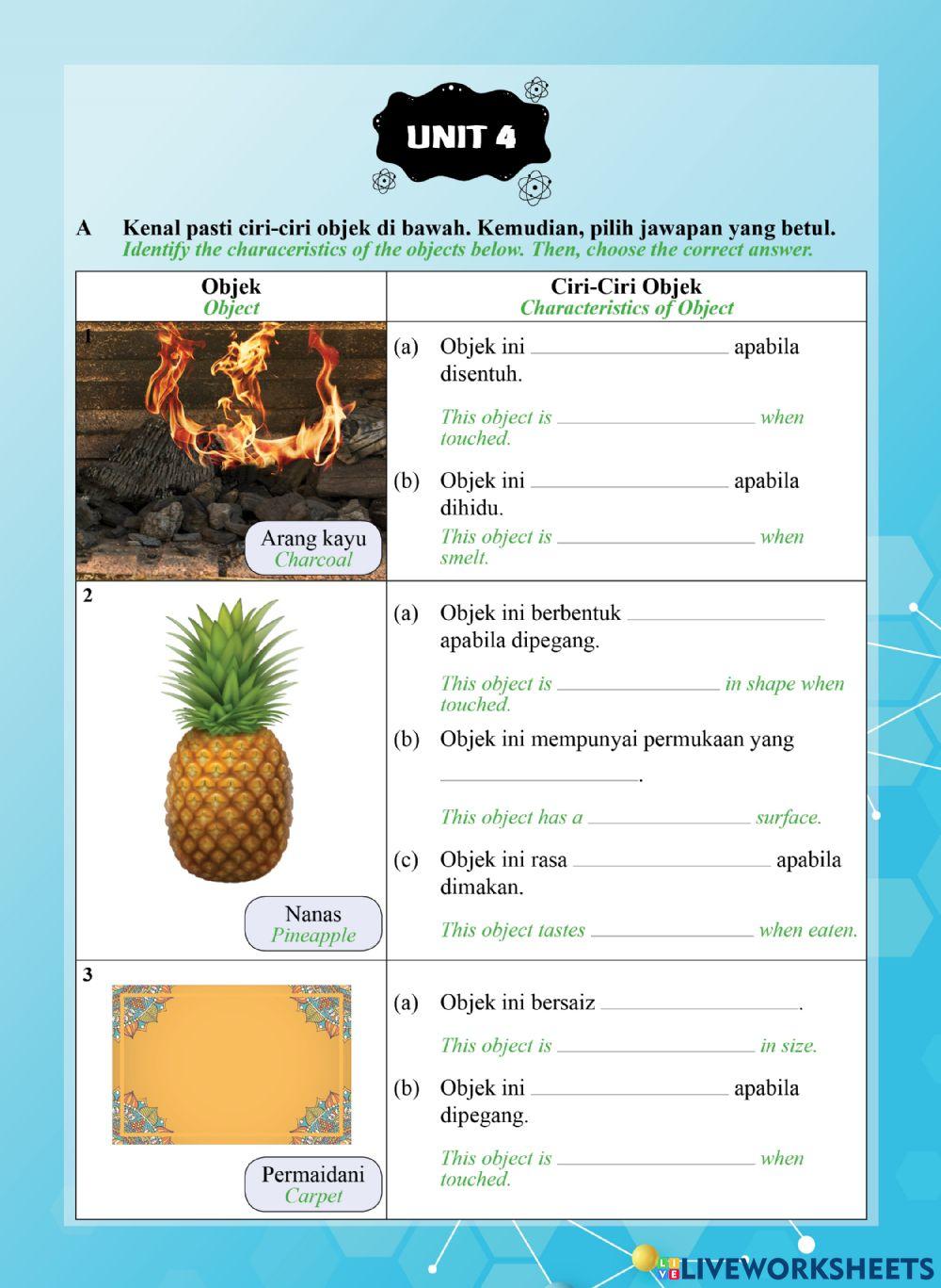 Tutor Sukses 2023 - 24 Sains Tahun 1-Unit 4