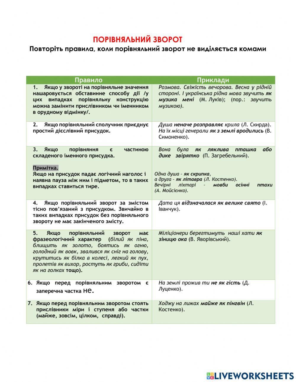 Порівняльний зворот