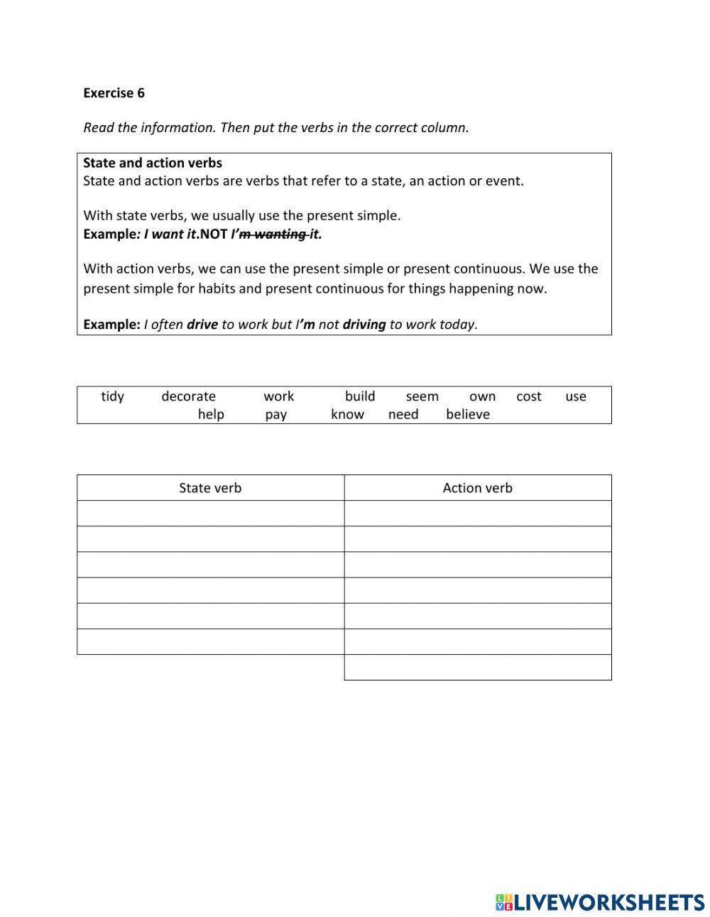IE2, Unit 8, Vocabulary and Grammar, Exercise 6