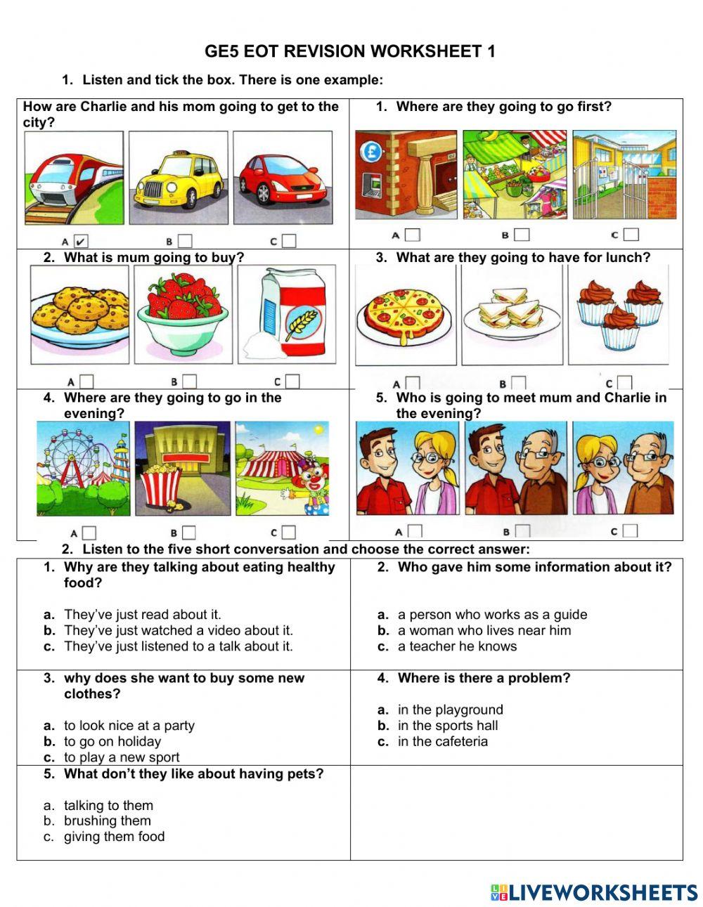 Ge5 eot revision worksheet 2