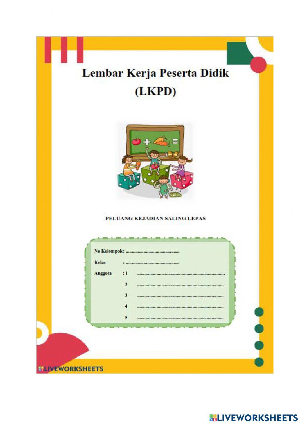 Presentasi lkpd peluang kejadian saling lepas