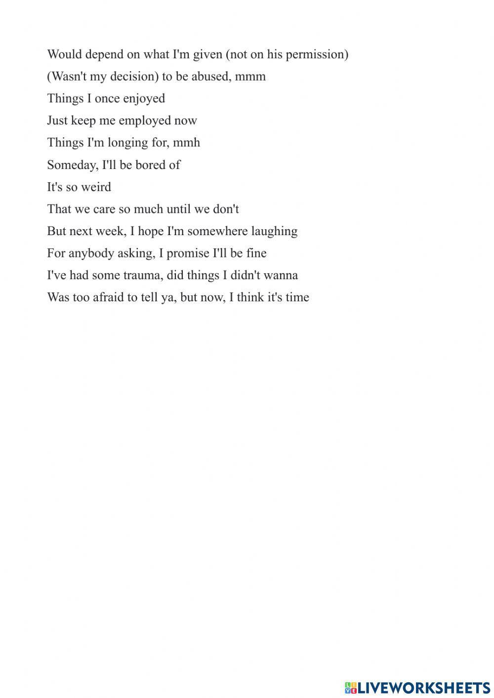 Billie Ellis getting older