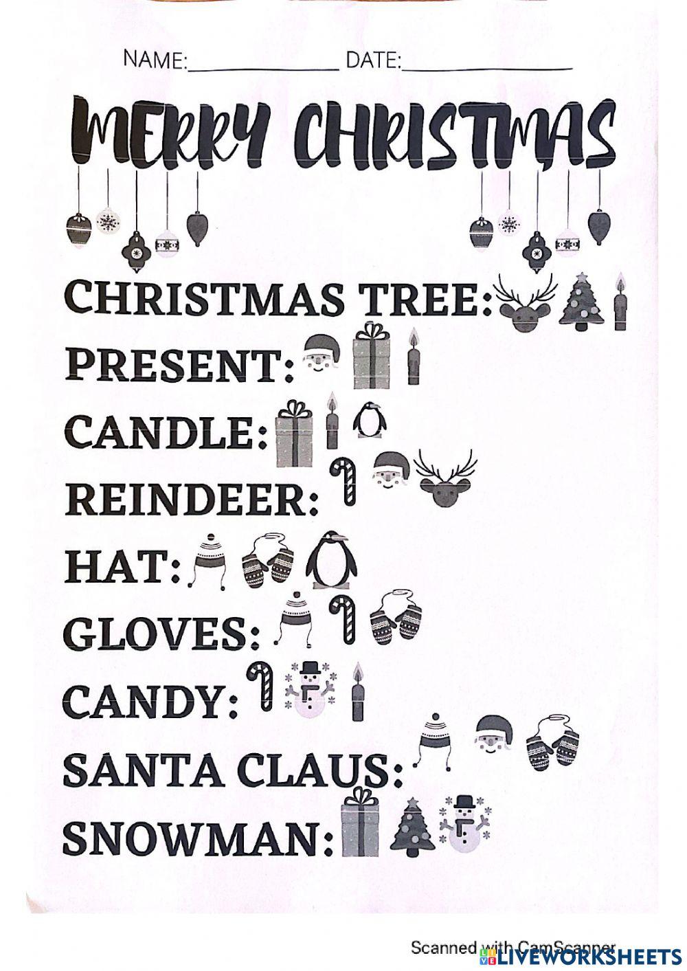 christmas-online-exercise-for-primer-live-worksheets