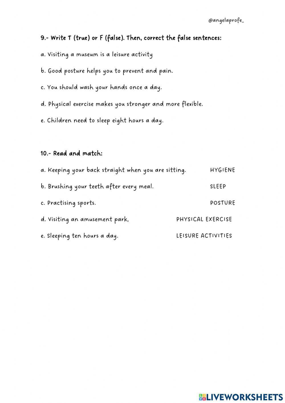 Sense organs and health