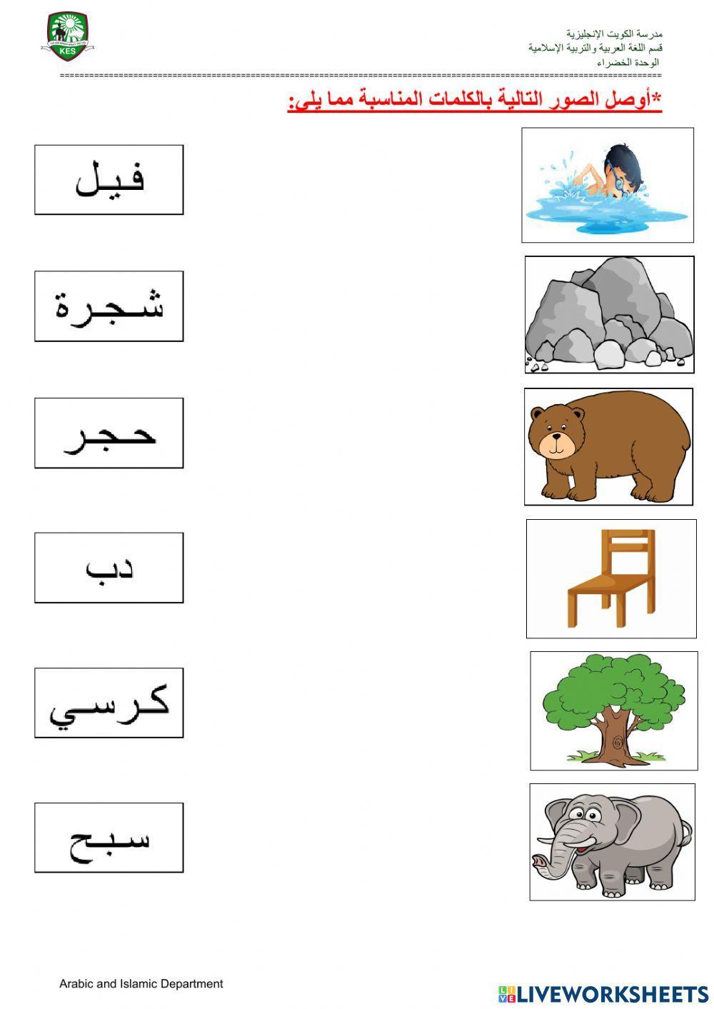 توصيل الصور بالكلمات