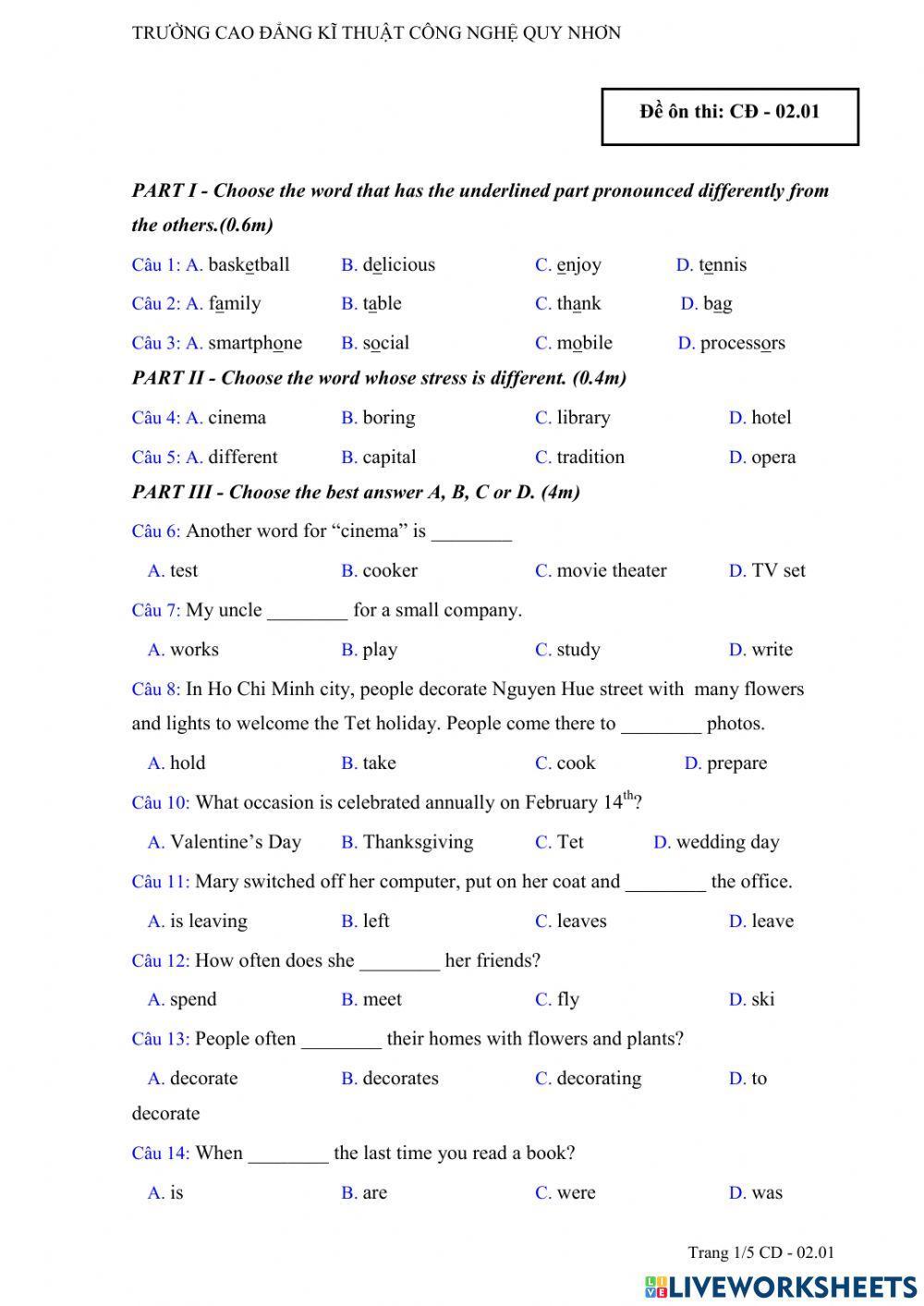 Cdk test 2 cdktcn quy nhon