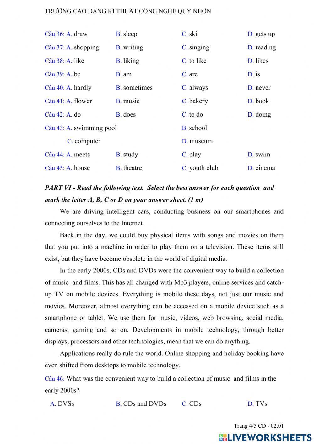 Cdk test 2 cdktcn quy nhon