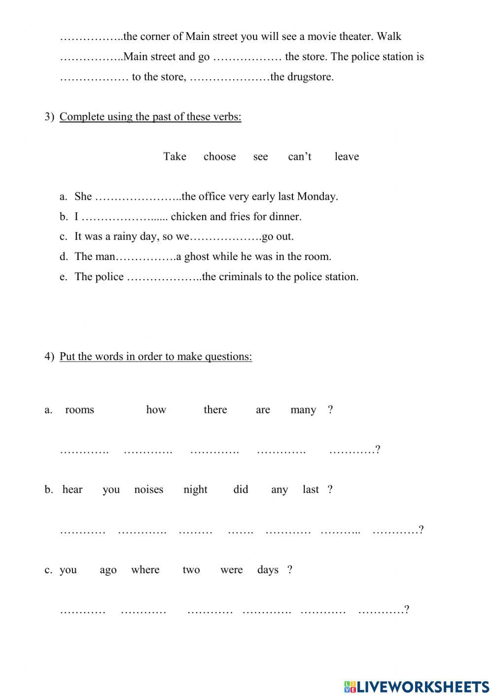 Test American english file 7 and 8