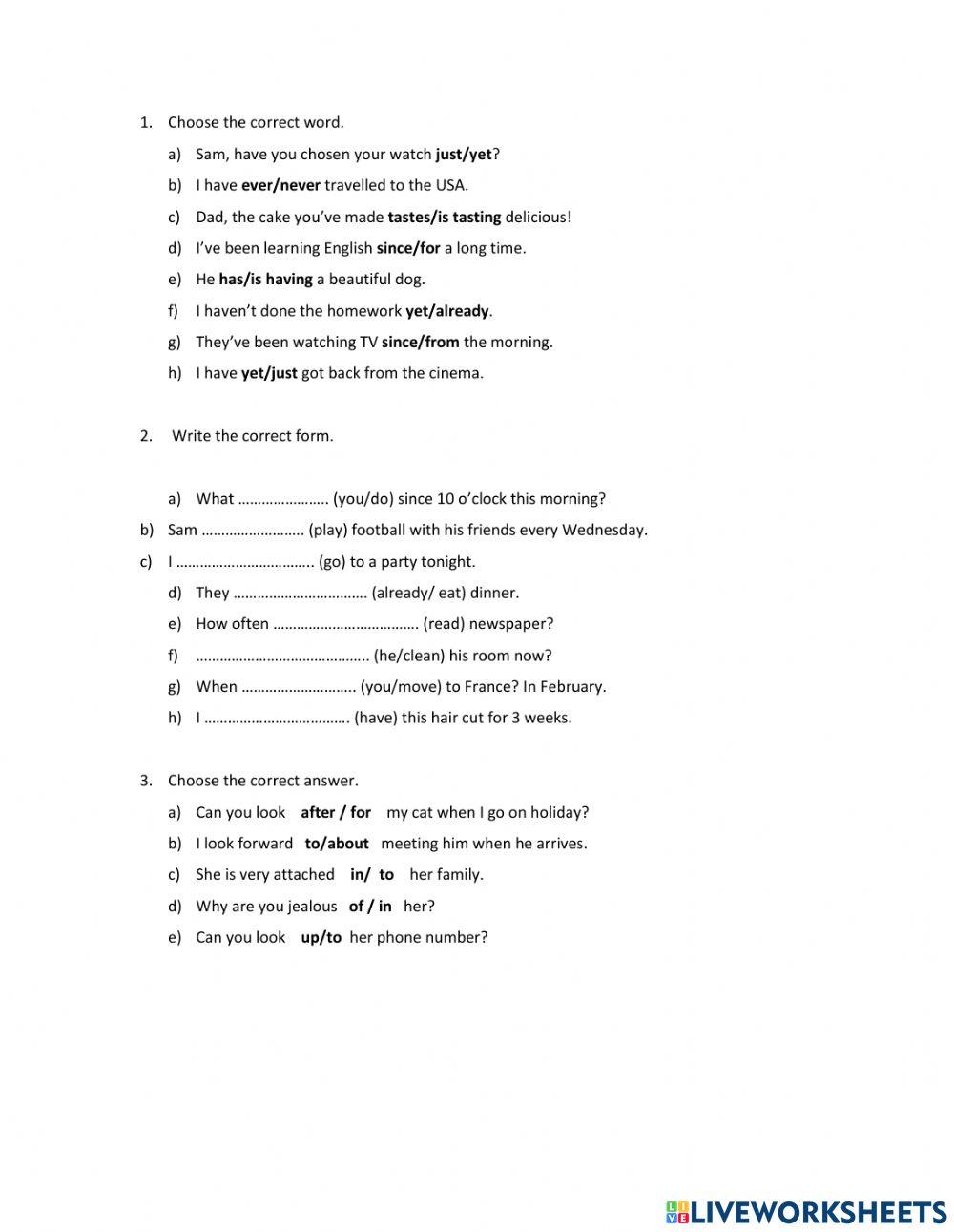 On screen b1+-b2 Unit 1 revision