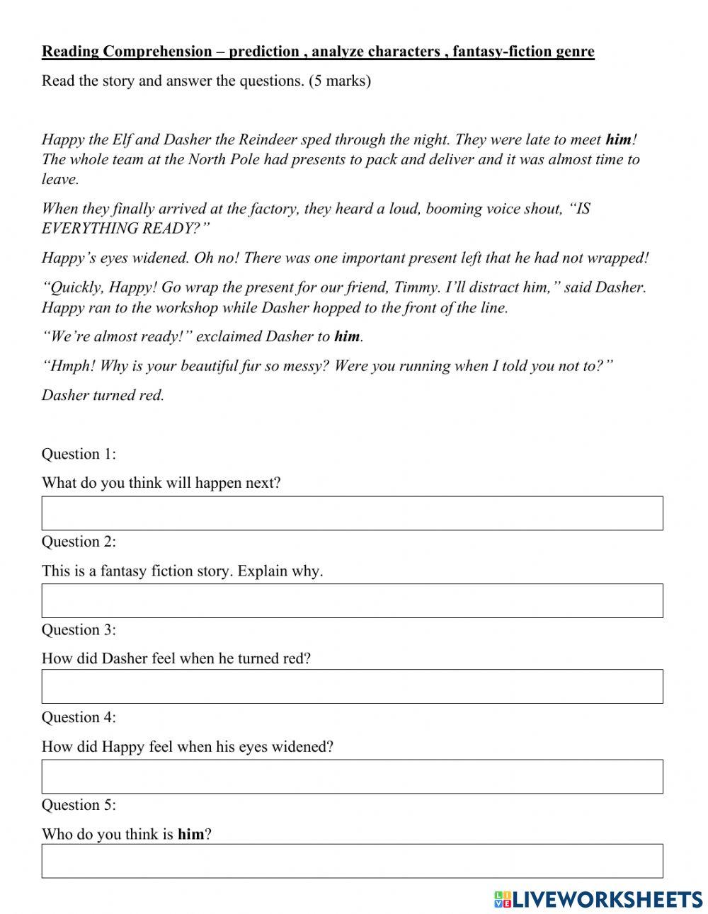 Language Arts Weekly Assessment