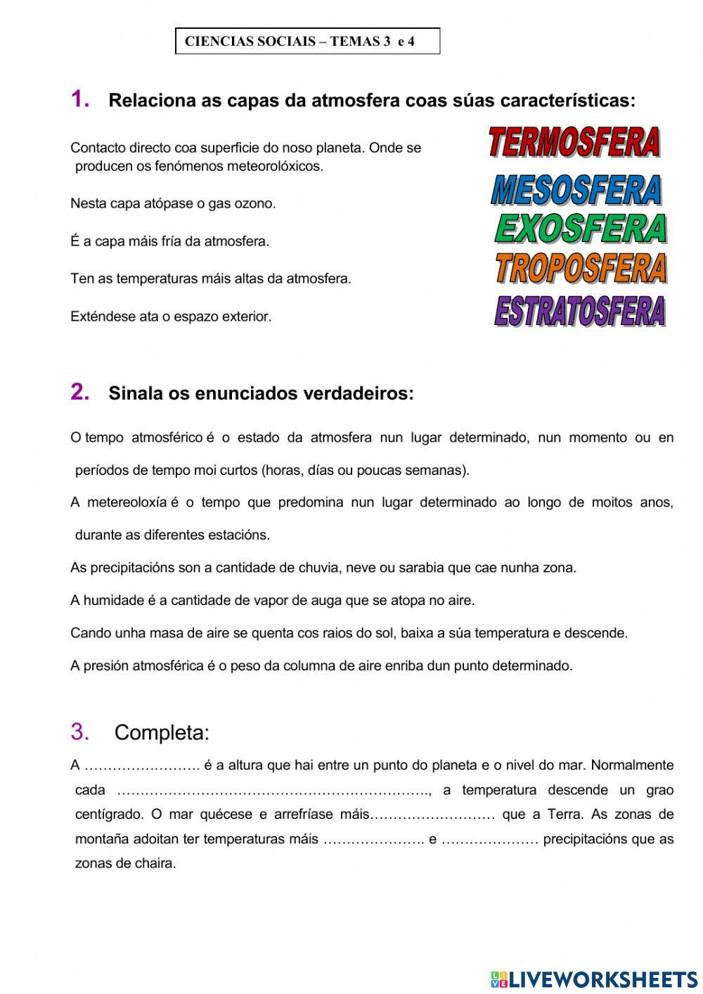 Tema 3: Clima no mundo
