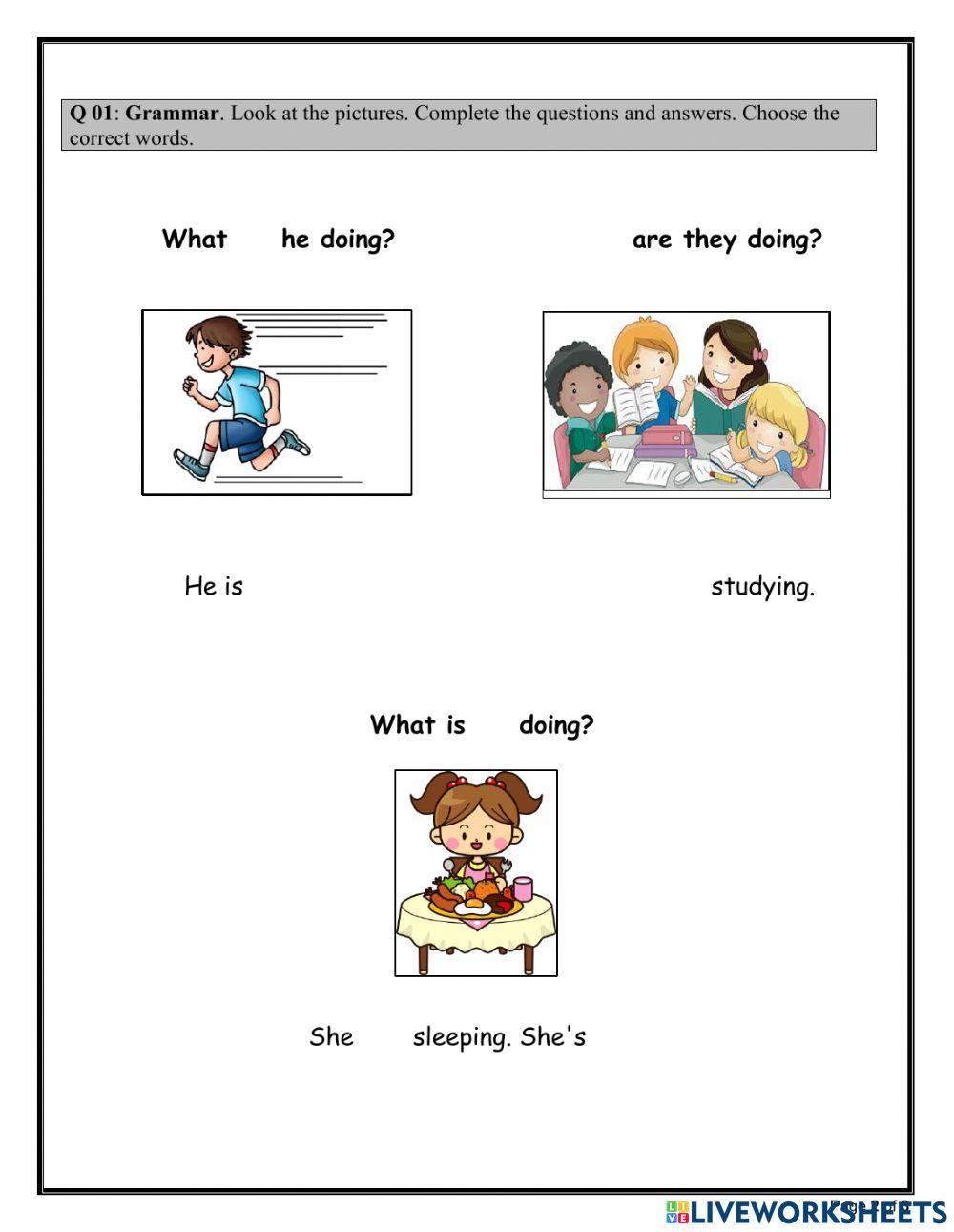 Liveworksheet