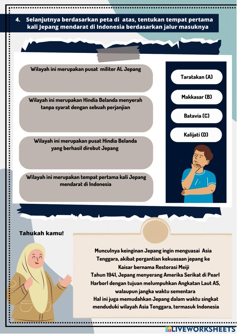 Kedatangan jepang ke indonesia