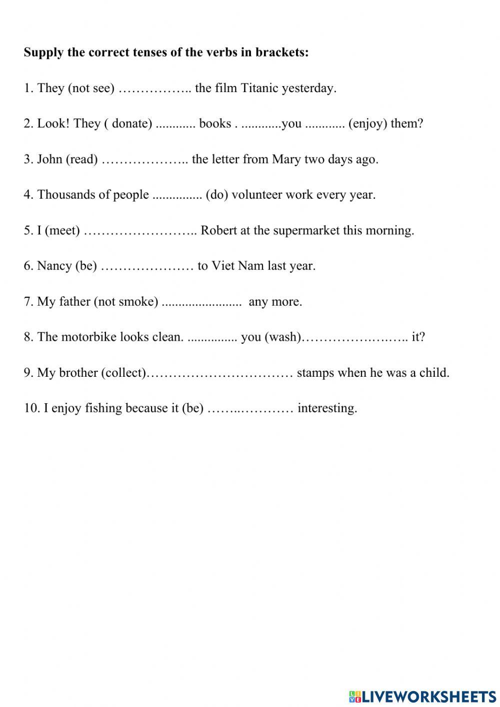 Grade 7 - Family words