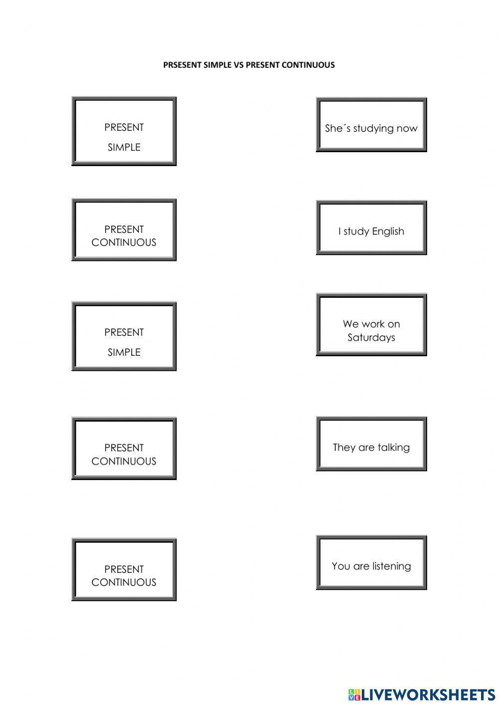 Present us continuous