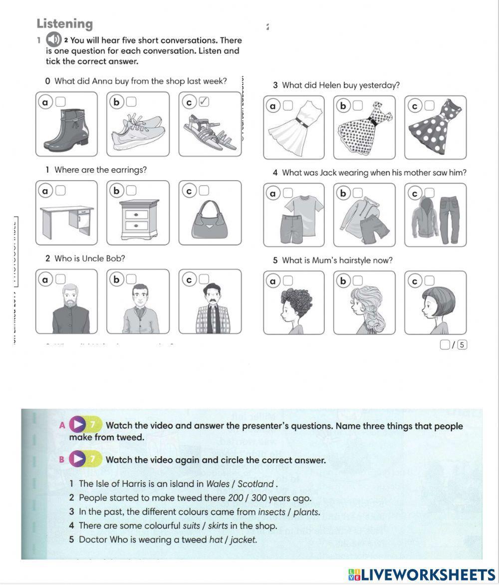 Go Getter 4 Unit1(Listening)