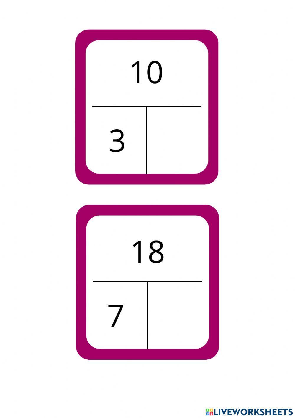 Ficha para trabajar innovamat 2º primaria