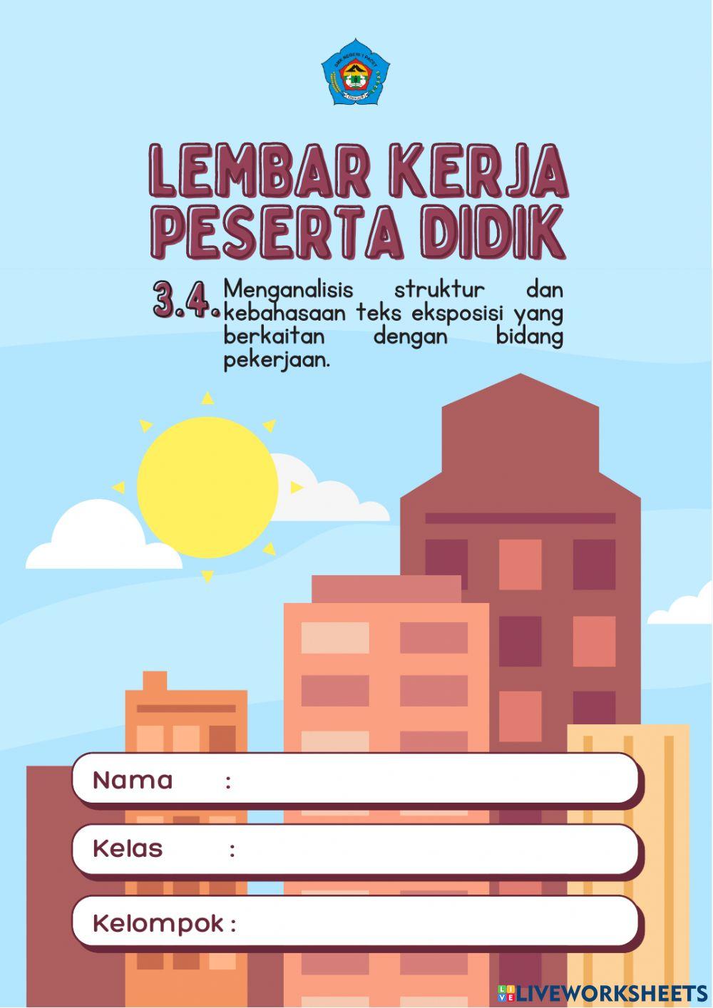 LKPD Struktur Teks Eksposisi Versi 2