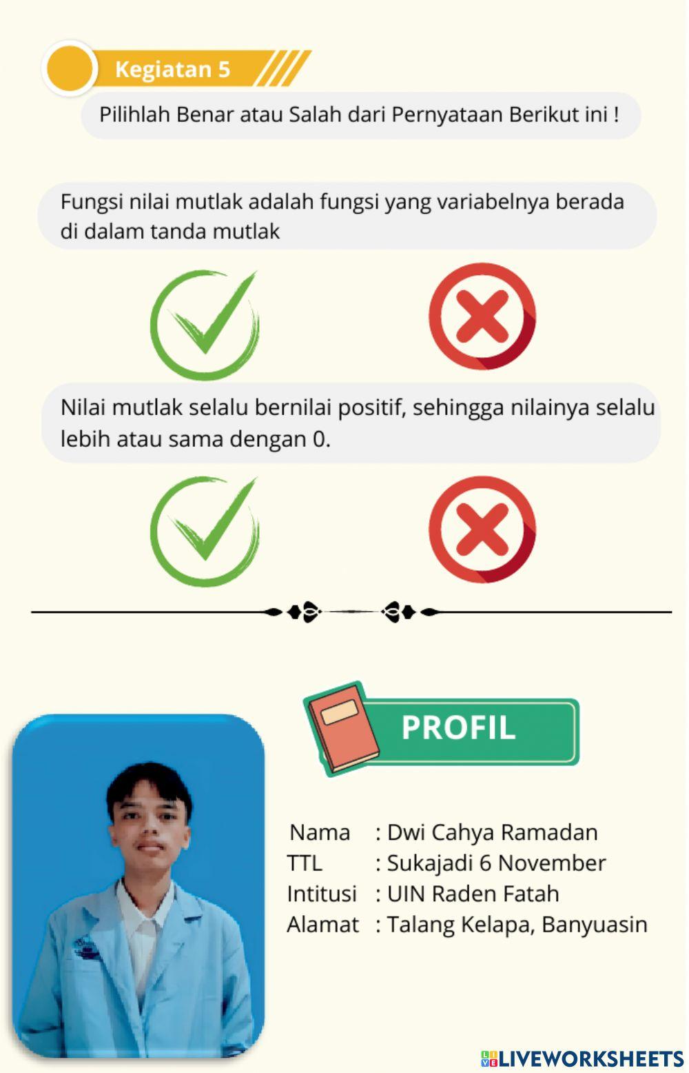 LKPD Persamaan Nilai Mutlak