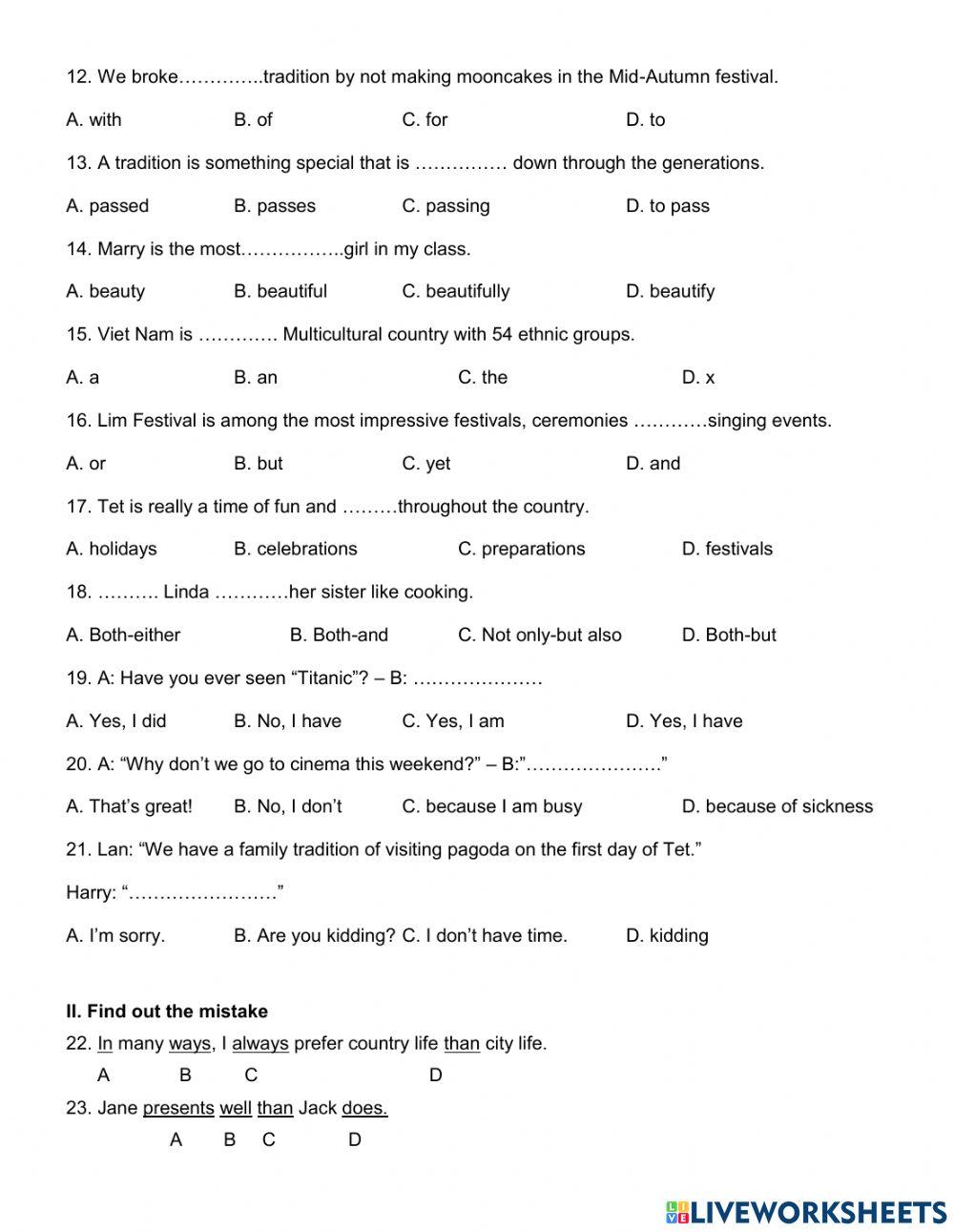 On tap Hoc ki 1 lop 8