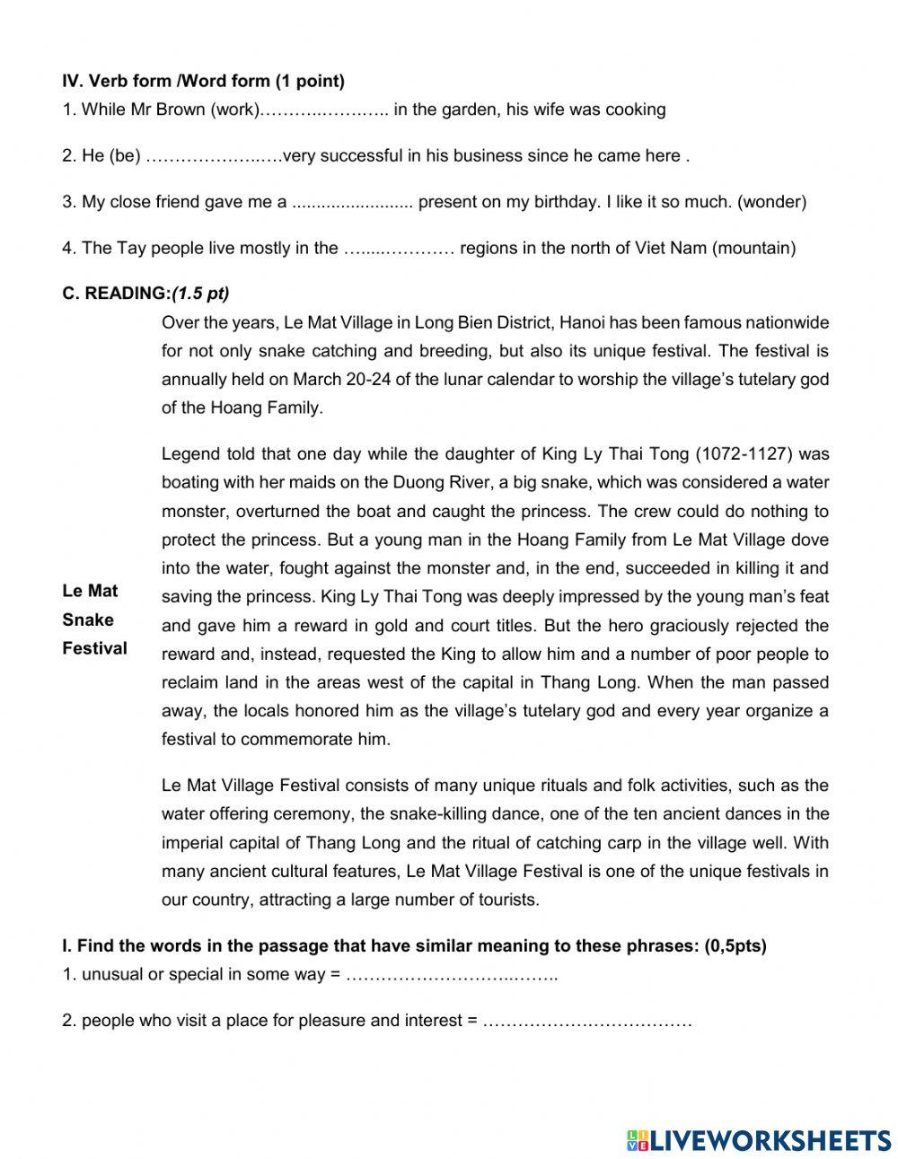 On tap hoc ki 1 lop 8