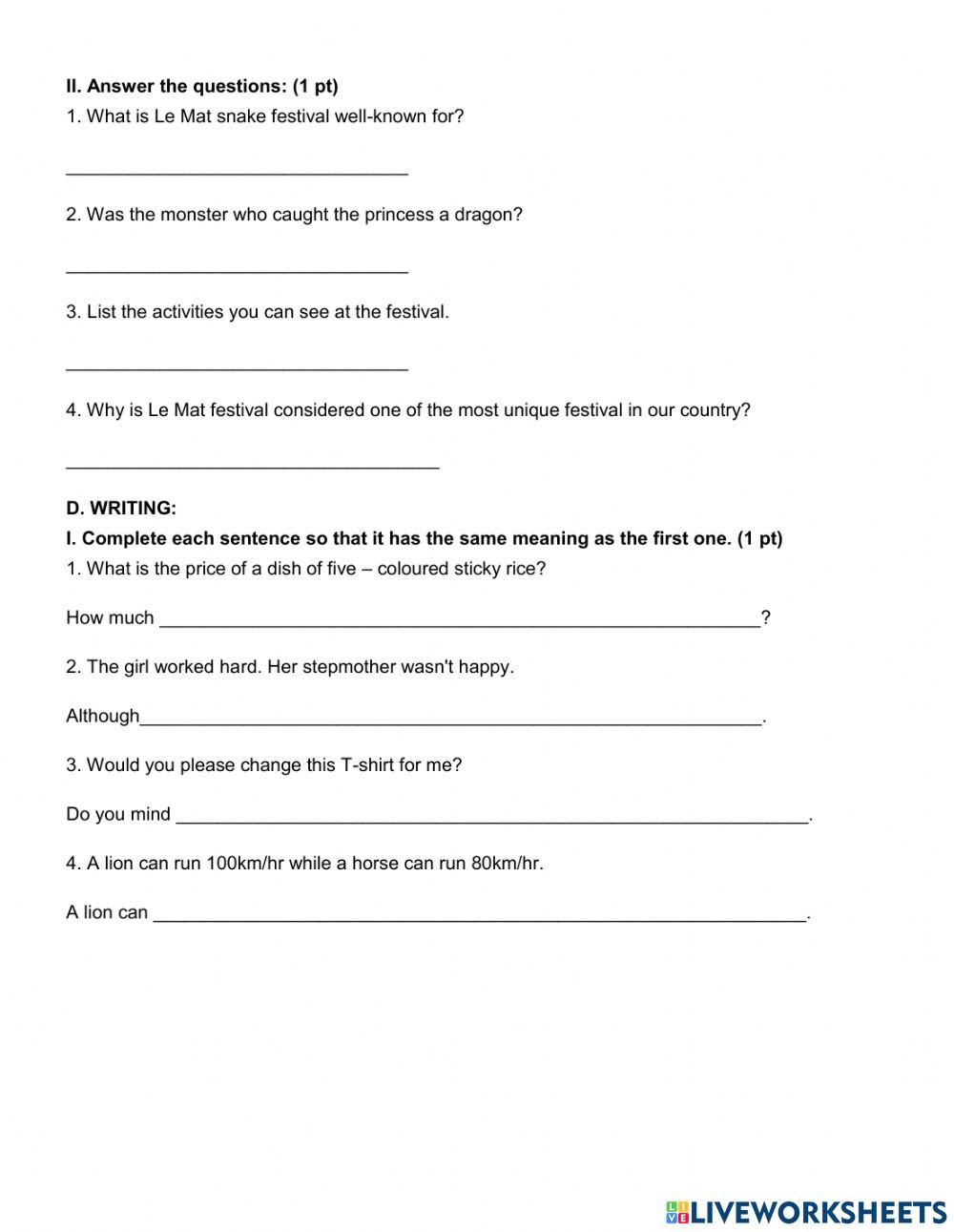 On tap hoc ki 1 lop 8