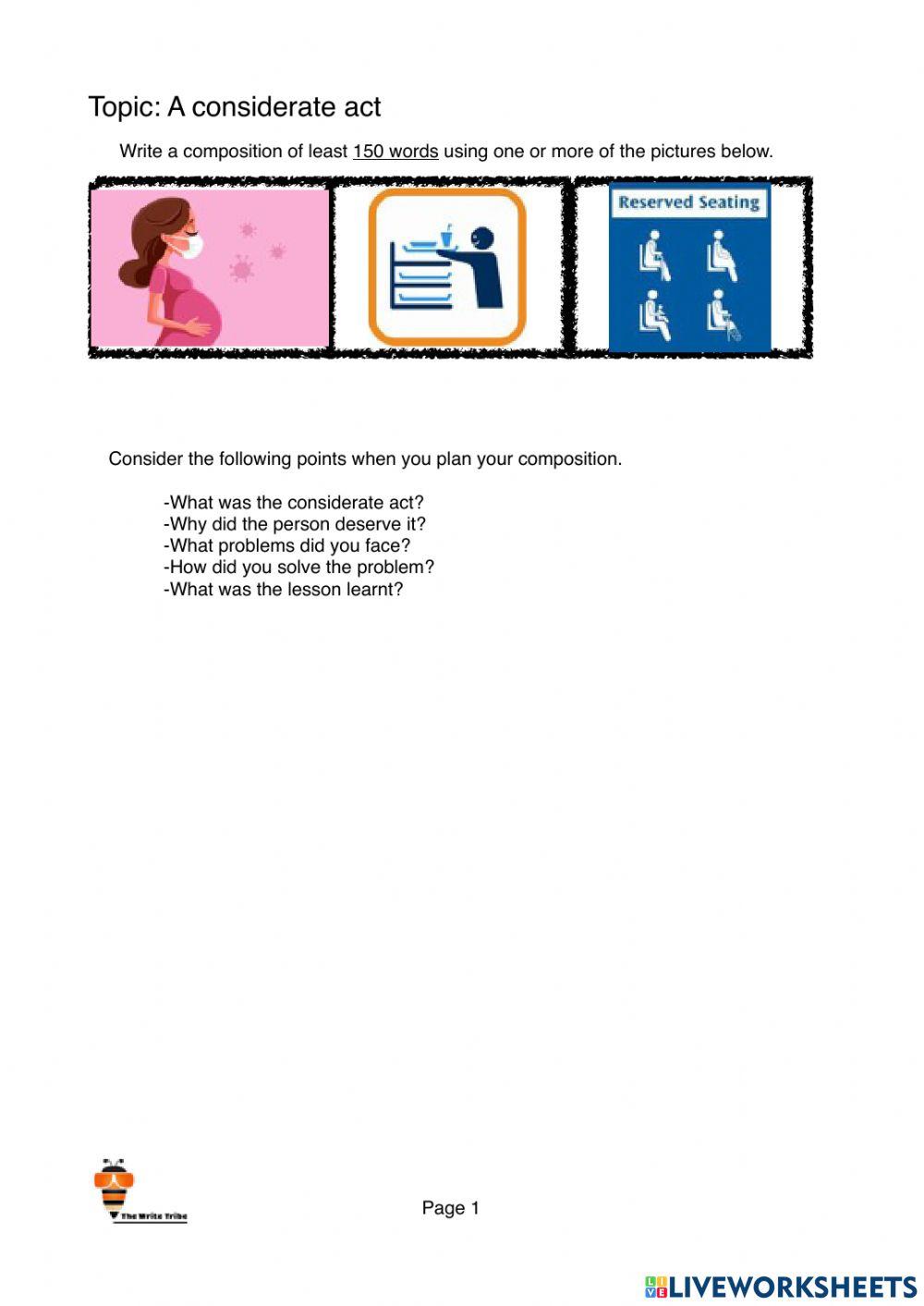 PSLE Writing Workshop DAY 1 Part 1