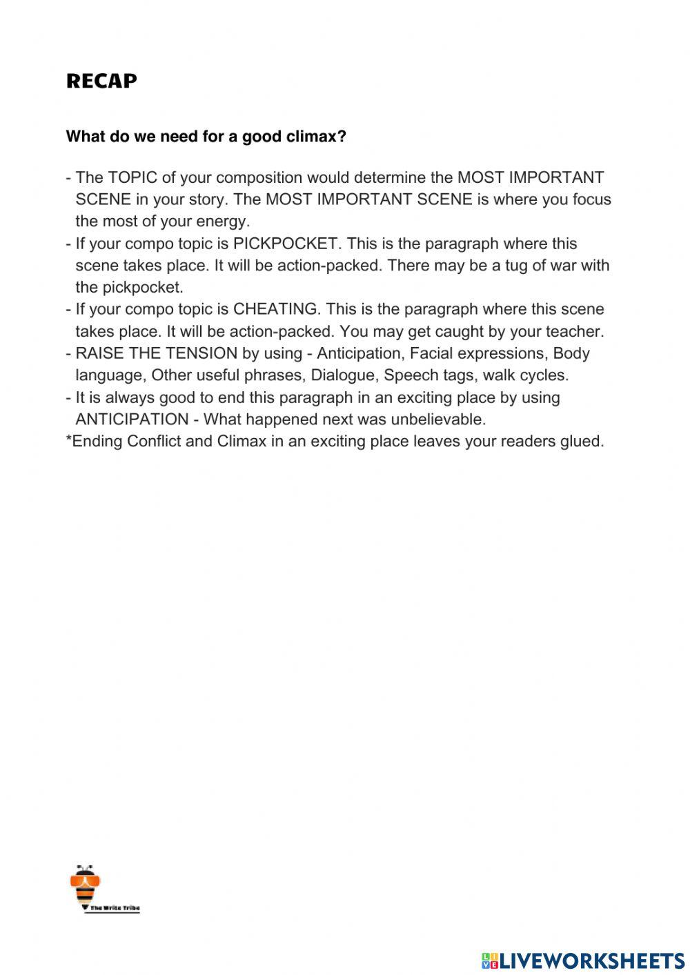 PSLE Writing Workshop DAY 1 PART 2