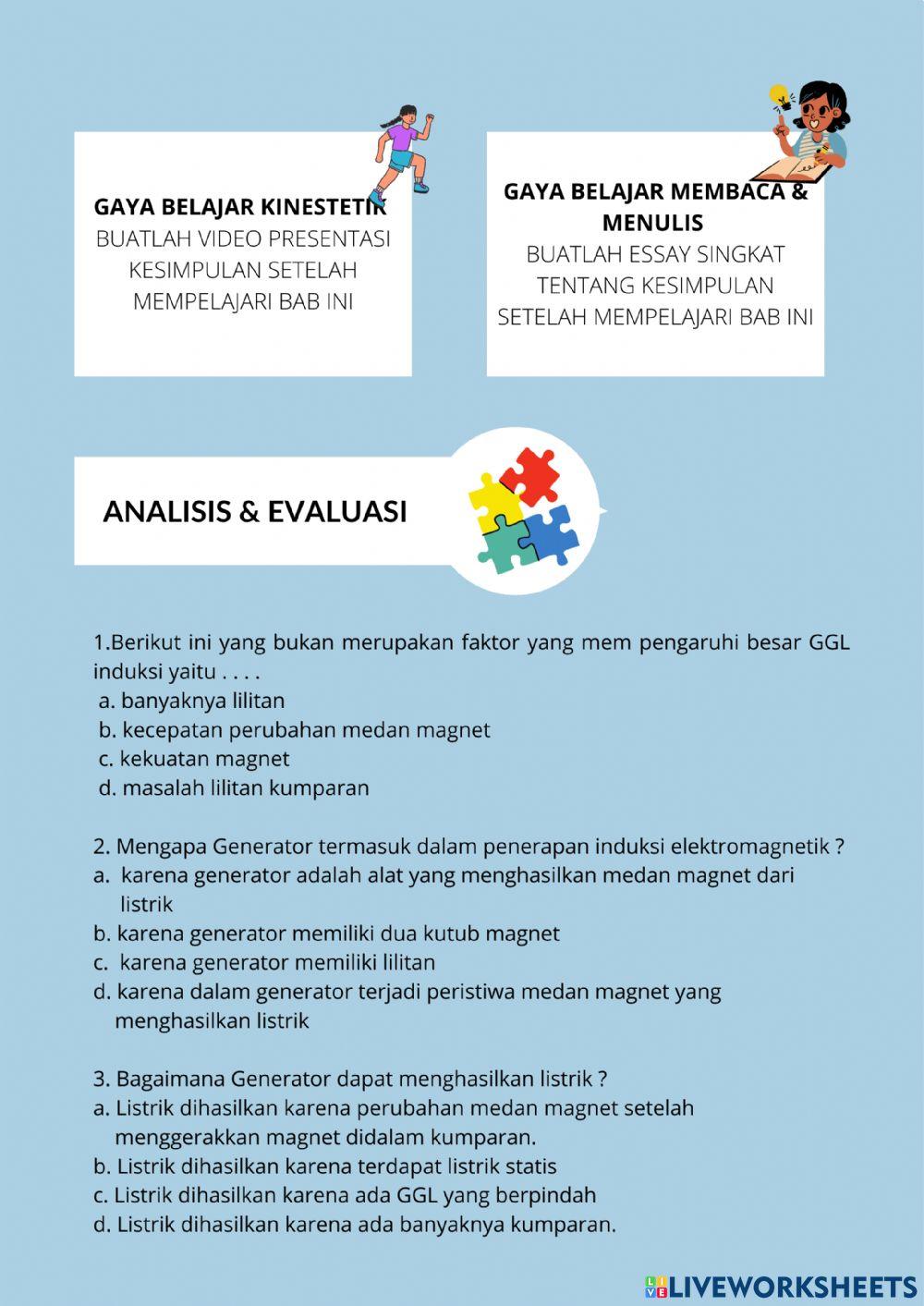 Lkpd induksi elektromagnet generator