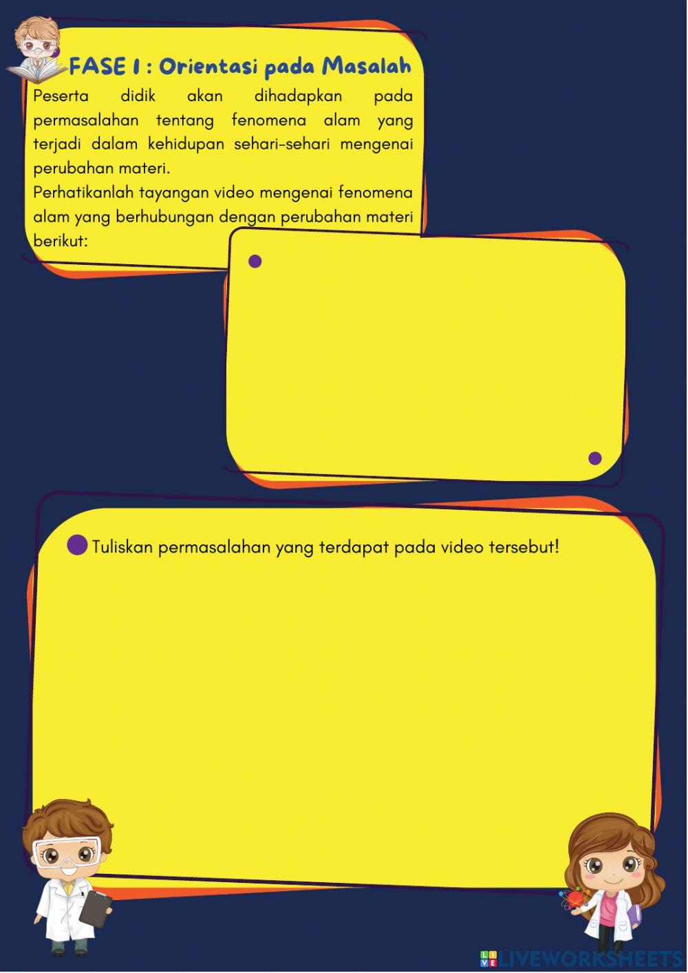 LKPD Perubahan Materi SMK Kls X