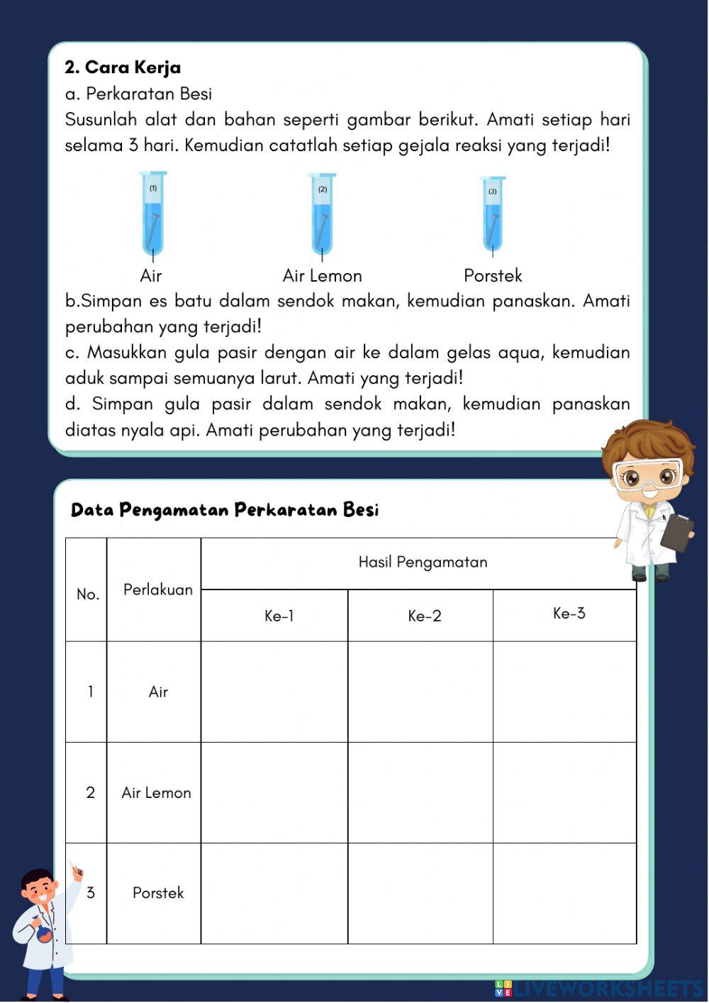 LKPD Perubahan Materi SMK Kls X