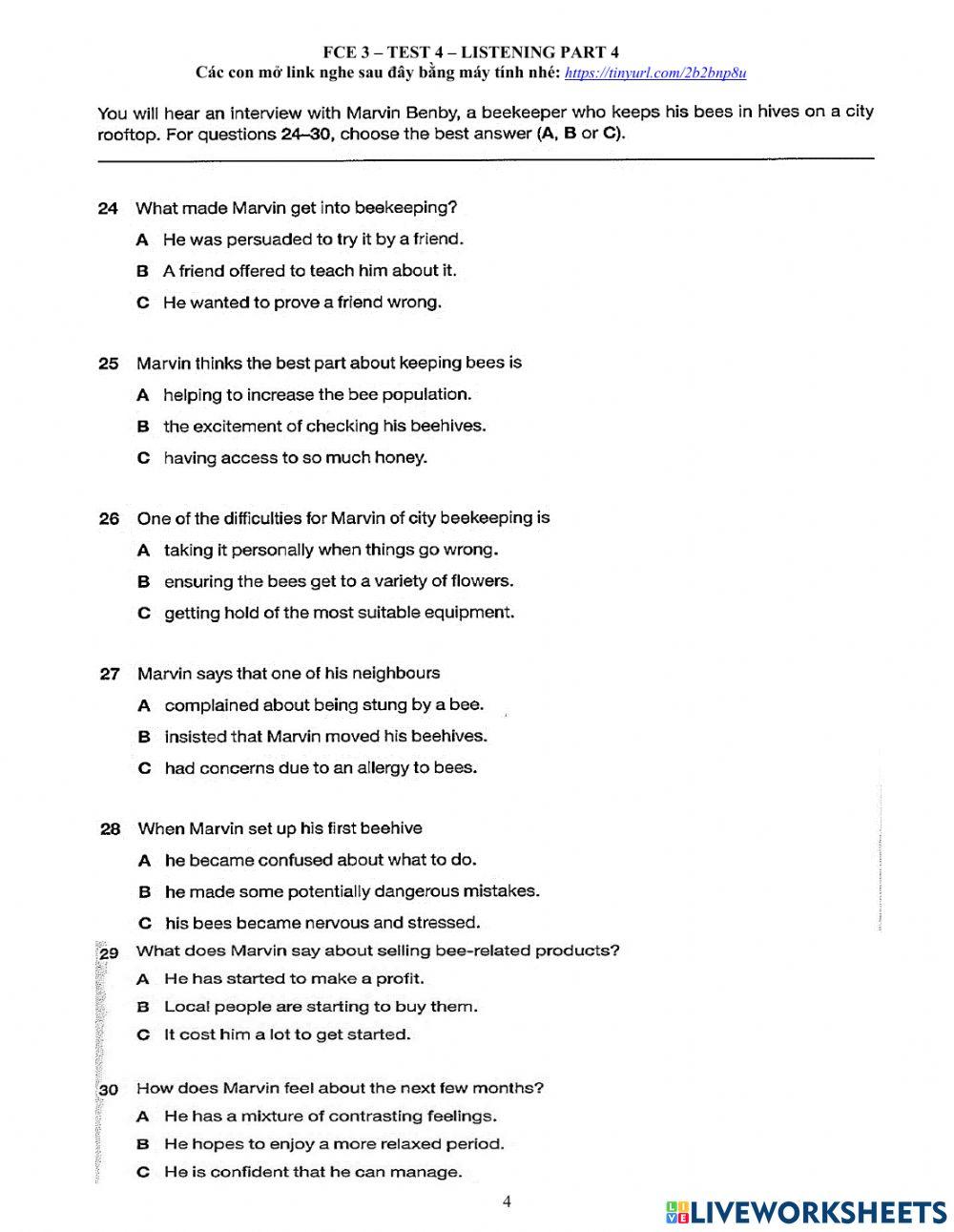 Foreign teacher-S8-Week 18-FCE Practice