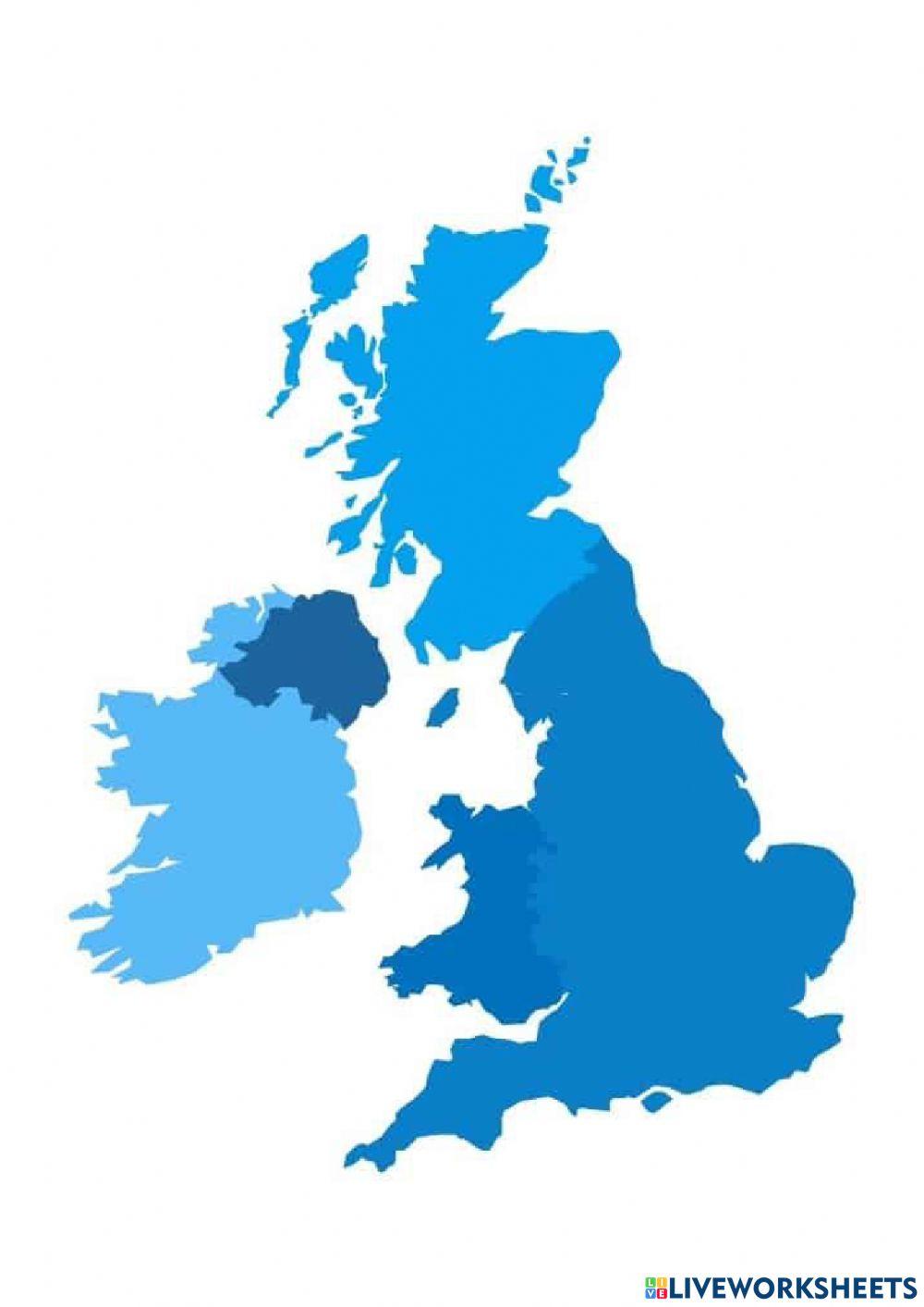 Uk map